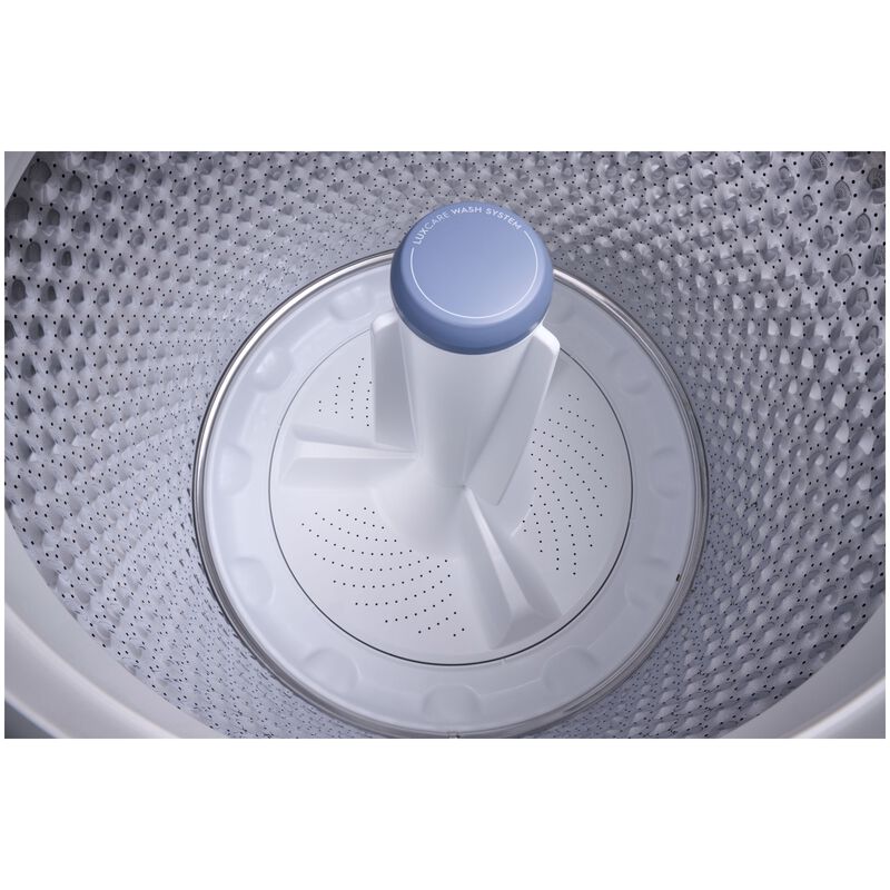 Electrolux 400 Series 27 in. 5.8 cu. ft. Top Load Washer with Agitator & LuxCare Wash System - White, , hires