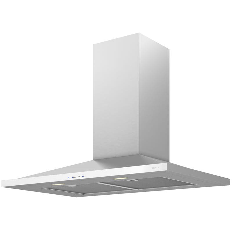 Zephyr Anzio Series 36 in. Convertible Chimney Style Range Hood with 600 CFM, 5 Fan Speeds & 2 LED Lights - Stainless Steel, , hires