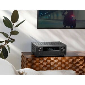 Denon 9.4 Ch. 125W 8K AV Receiver with Built-in HEOS - Black, , hires