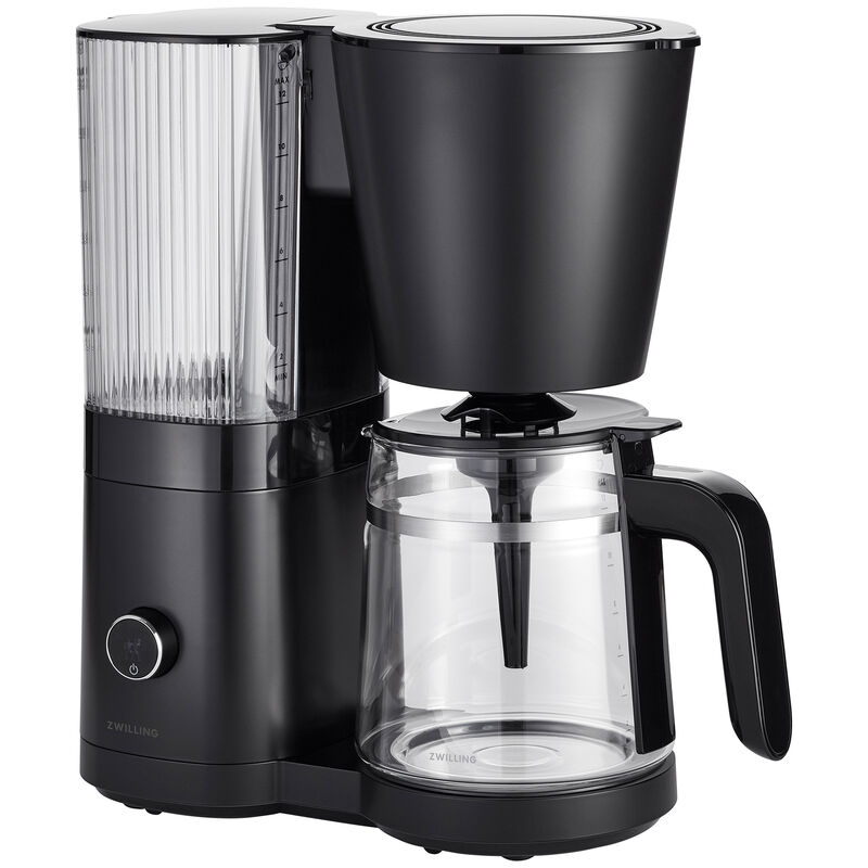 Zwilling Enfinity 12-Cup Drip Coffee Maker with Glass Carafe- Black, Black, hires