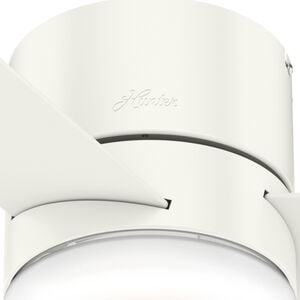 Hunter 44" Minimus Low Profile Ceiling Fan with LED Light Kit and Handheld Remote - Fresh White, White, hires
