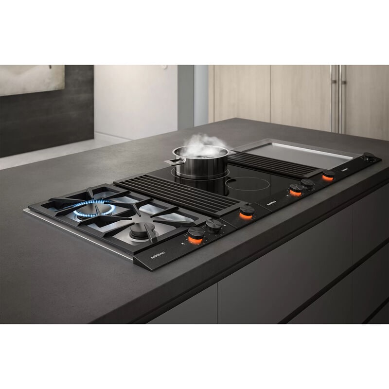 Gaggenau Vario 200 Series 12 in. 1-Burner Natural Gas Cooktop with Simmer Burner & Power Burner - Stainless Steel, , hires