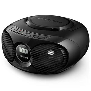 Philips Compact Single CD Soundmachine USB FM Ready Boombox - Black, , hires