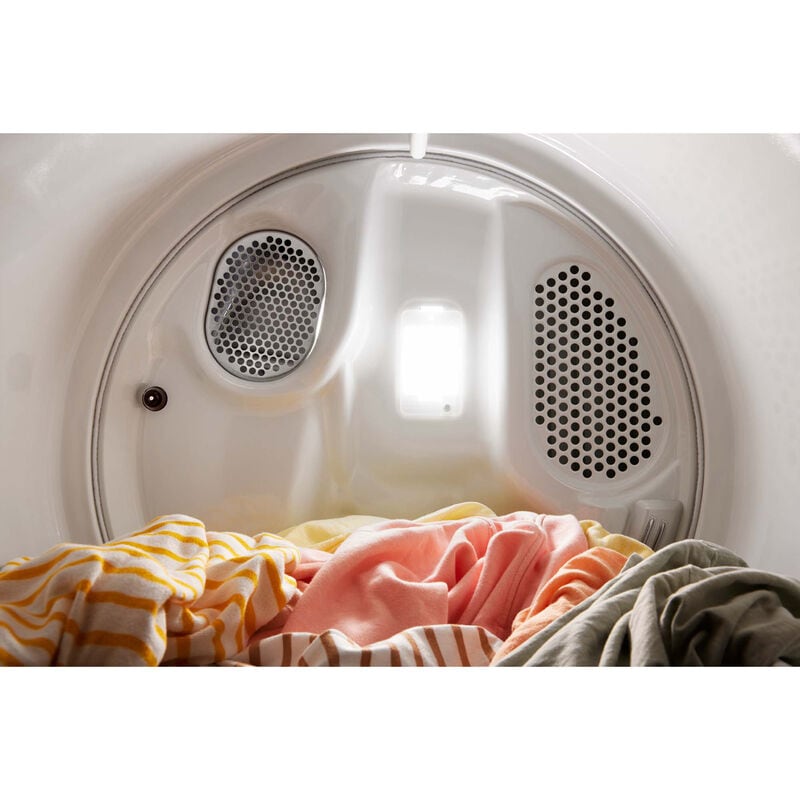 Whirlpool 29 in. 7.0 cu. ft. Electric Dryer with Wrinkle Shield Option, Steam Cycle & Sensor Dry - White, White, hires