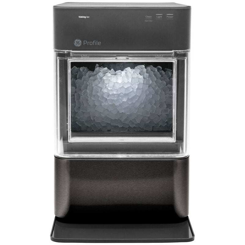 GE Profile 11 in. Smart Ice Maker with 3 lb. Ice Storage & Digital Control - Black Stainless, , hires