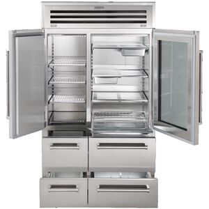 Sub-Zero Pro 48 in. 30.4 cu. ft. Built-In Smart Counter Depth 6-Door Side-by-Side Refrigerator with Ice Maker - Stainless Steel, , hires
