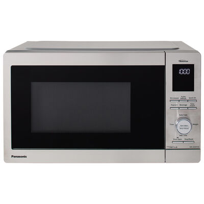 Panasonic 19 in. 0.9 cu. ft. Countertop Microwave with Sensor Cooking - Silver | NN-SD47QS