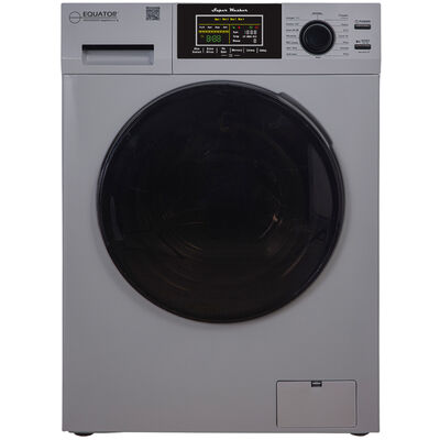 Equator 24 in. 1.6 cu. ft. Front Load Washer with Winterize, Allergen, Pet & Sanitize Cycle - Silver | EW826S