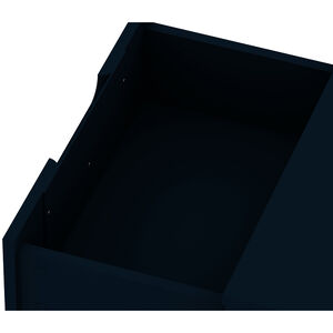 Manhattan Comfort Rockefeller Mid-Century Modern 2-Drawer Nightstand - Tatiana Midnight Blue, Midnight Blue, hires