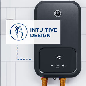 GE Electric Tankless Small Point of Use Water Heater with 5-Year Parts Warranty, , hires