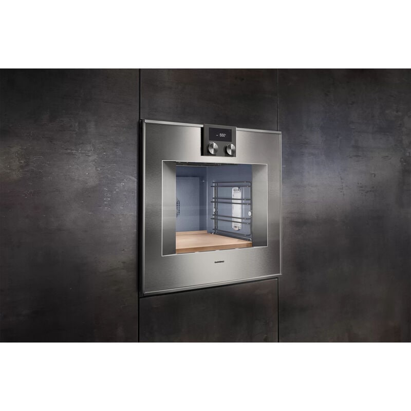 Gaggenau 400 Series 24 in. 3.2 cu. ft. Smart Electric Single Wall Oven with Standard Convection - Stainless Steel, , hires