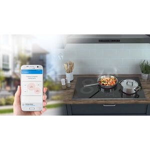 Samsung 30 in. 5-Burner Smart Electric Cooktop with Bluetooth, Simmer Burner & Power Burner - Stainless Steel, , hires