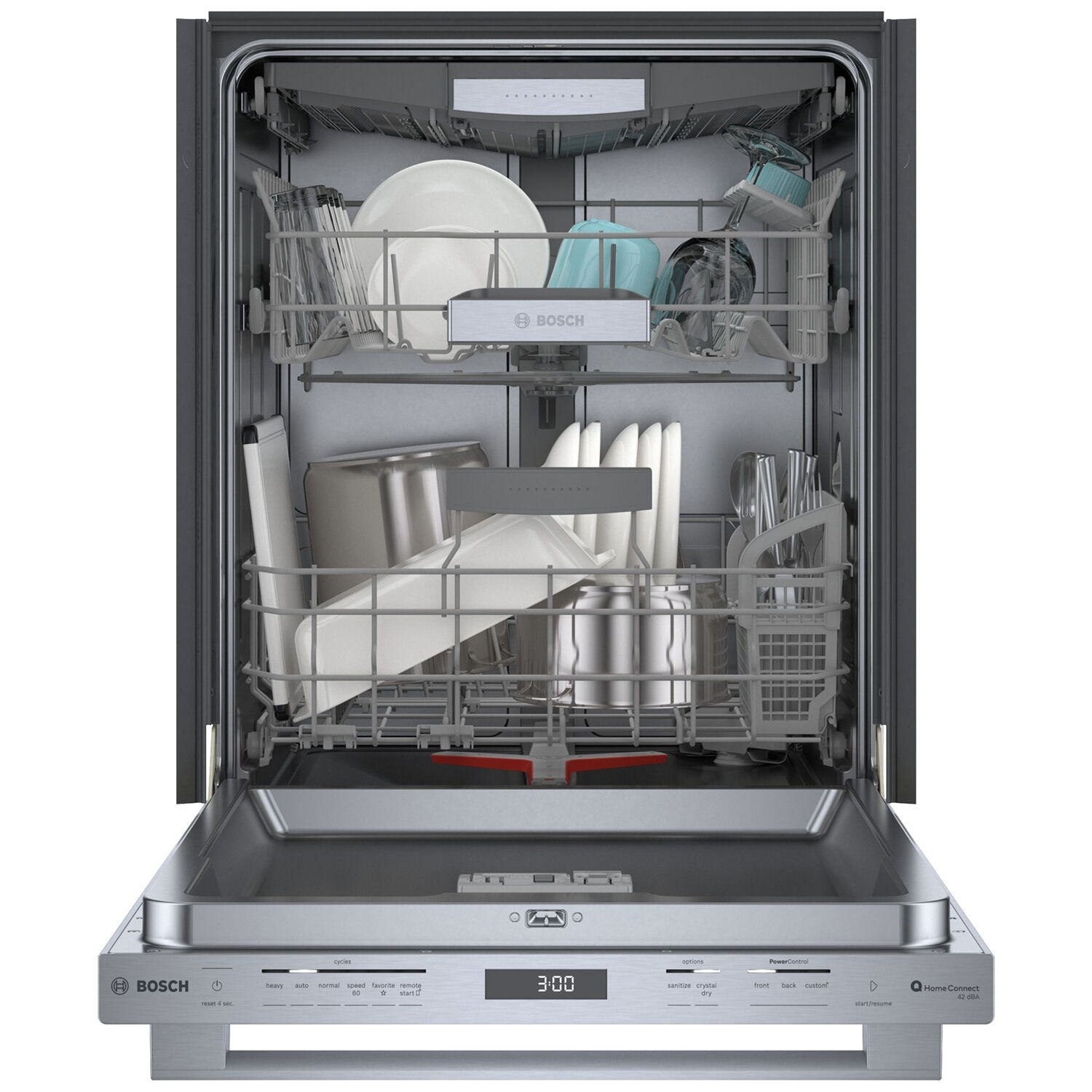 Bosch 800 Series 24 in. Top Control Smart Dishwasher with 42 dBa