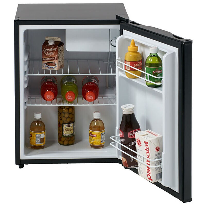 Avanti 19 in. 2.4 cu. ft. Mini Fridge with Freezer Compartment - Black, , hires
