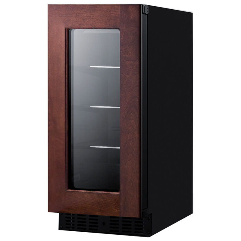 Summit 15 in. Built-In/Freestanding 1.8 cu. ft. Compact Beverage Center with Adjustable Shelves & Digital Control - Custom Panel Ready, , hires