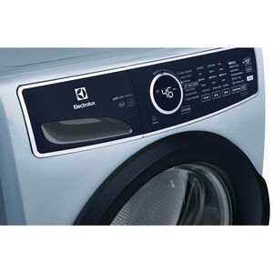 Electrolux 400 Series 27 in. 4.5 cu. ft. Stackable Front Load Washer with LuxCare Wash, Sanitize & Steam Cycle - Glacier Blue, Glacier Blue, hires