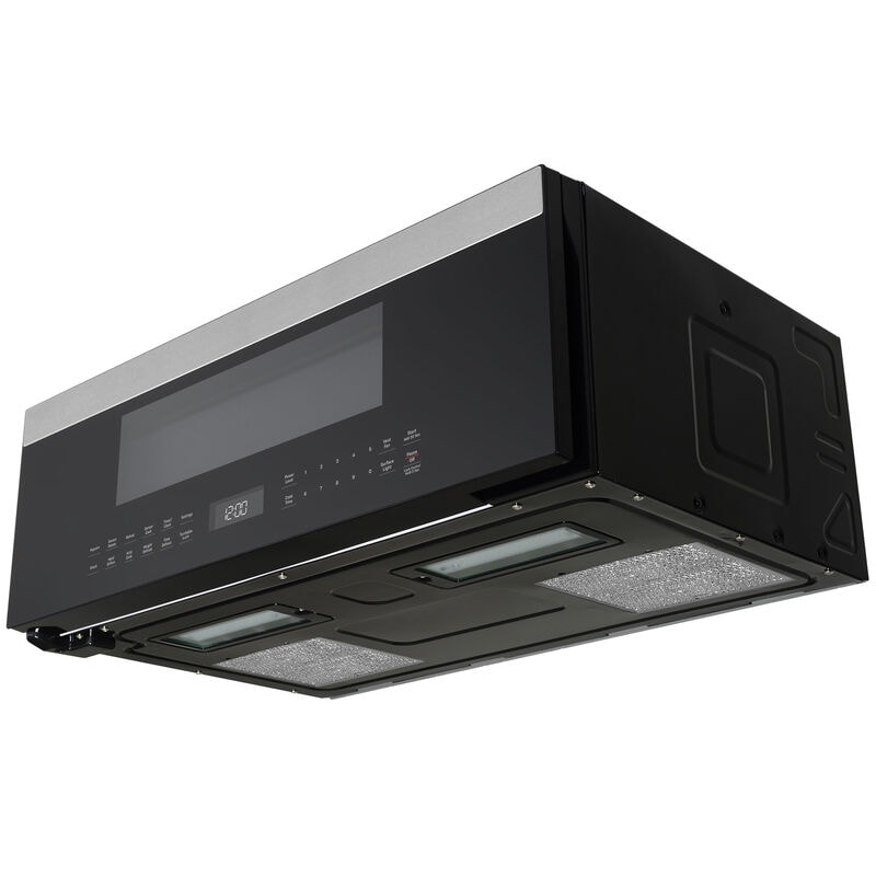 GE 30 in. 1.2 cu. ft. 1000W Low Profile Over-the-Range Microwave with 400 CFM & Sensor Cooking - Stainless Steel, , hires