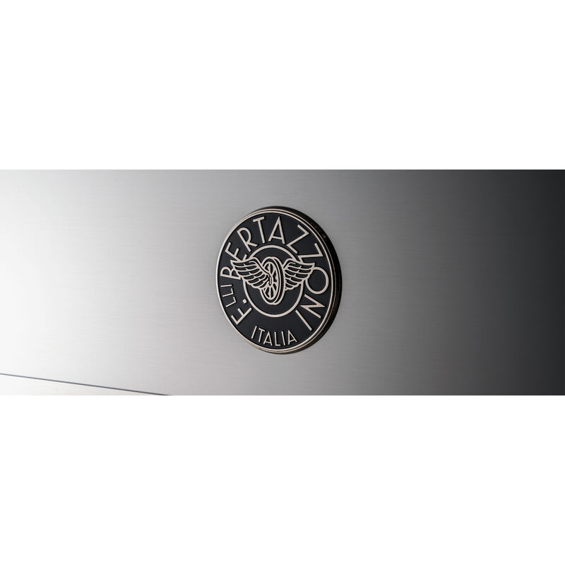 Bertazzoni Heritage Series 36 in. 5.7 cu. ft. Air-Fry Dual Convection Electric Range with 5 Induction Burners & Griddle - Stainless Steel, , hires