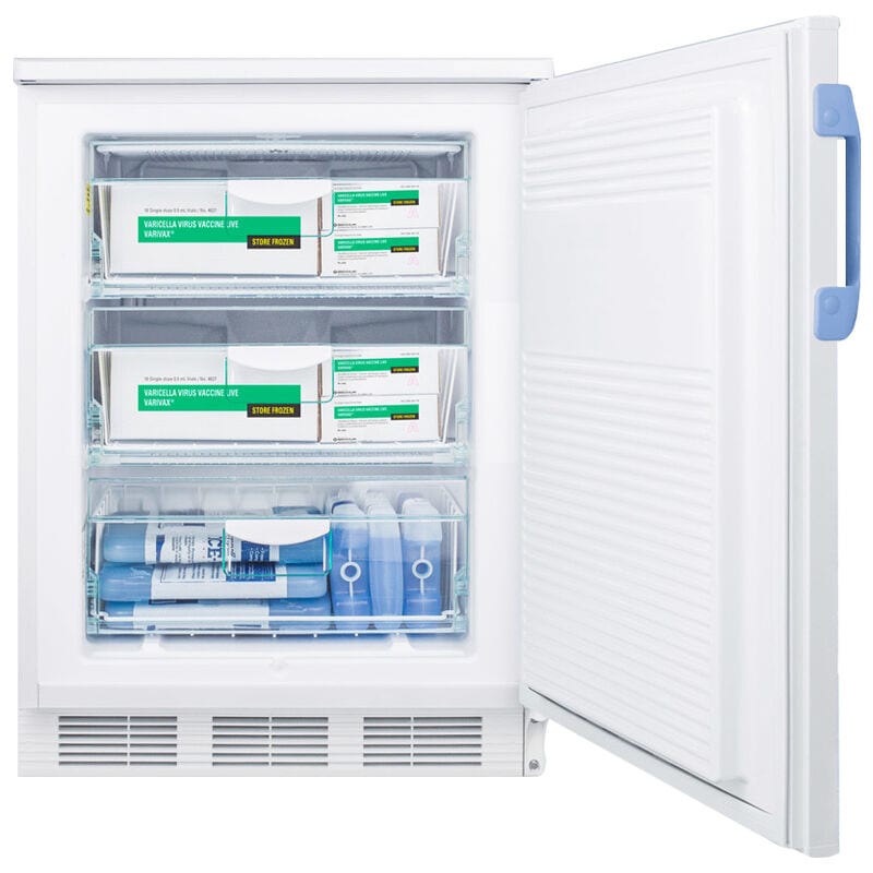Summit Accucold 24 in. 3.2 cu. ft. Built-in Triple-Drawers Compact Upright Freezer - White, , hires