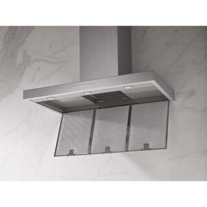 Miele 36 in. Convertible Chimney Style Range Hood with 625 CFM, 3 Fan Speeds & 3 LED Lights - Stainless Steel, , hires