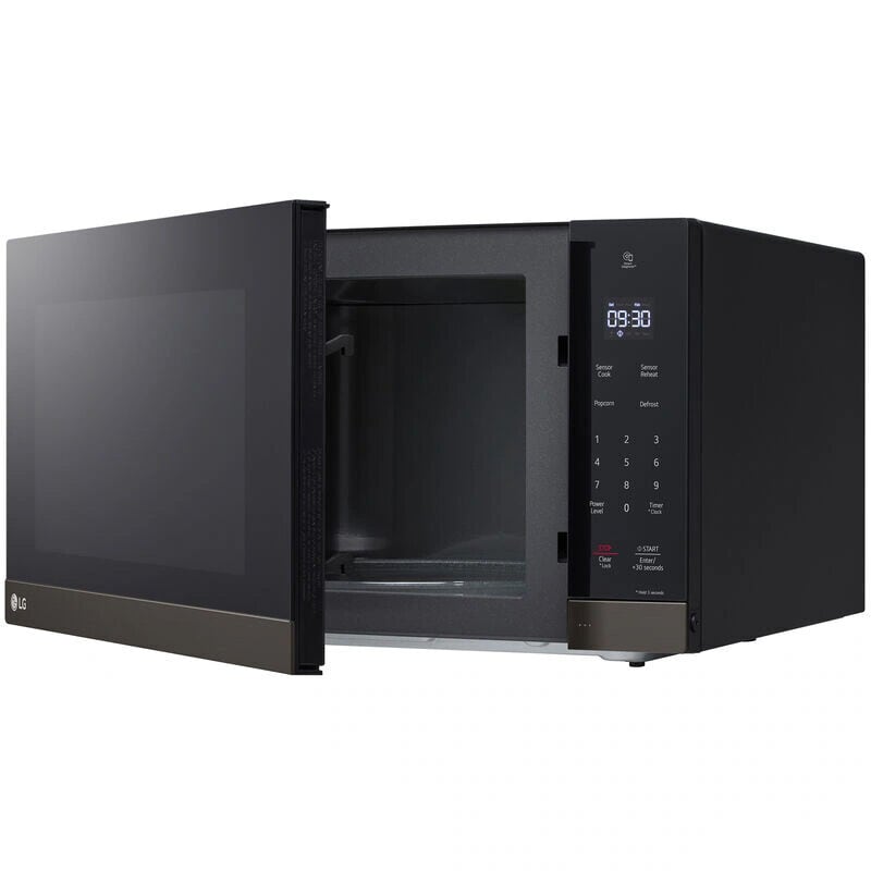 LG 24 in. 2.0 cu. ft. Countertop Microwave with 10 Power Levels Sensor Cooking Controls Black Stainless Steel P.C. Richard Son