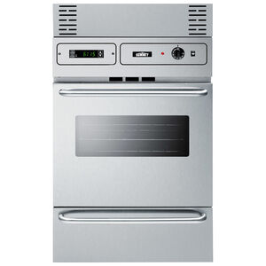 Summit 24 in. 2.9 cu. ft. Electric Single Wall Oven - Stainless Steel, , hires