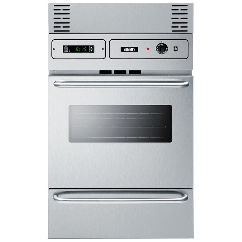 Summit 24 in. 2.9 cu. ft. Electric Single Wall Oven - Stainless Steel, , hires