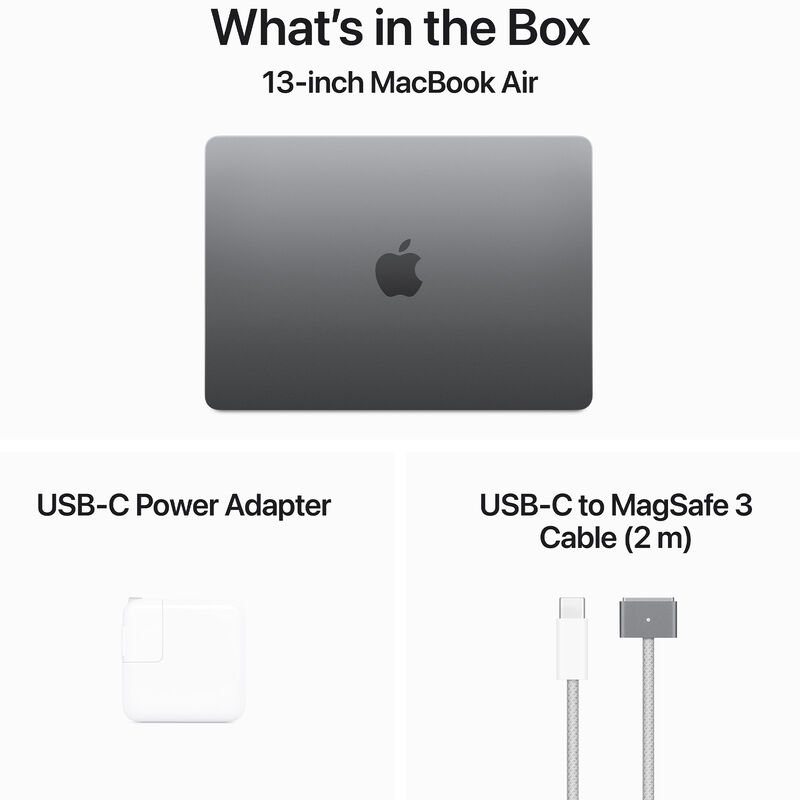Apple 13" MacBook Air 512Gb (M3, Space Gray), , hires