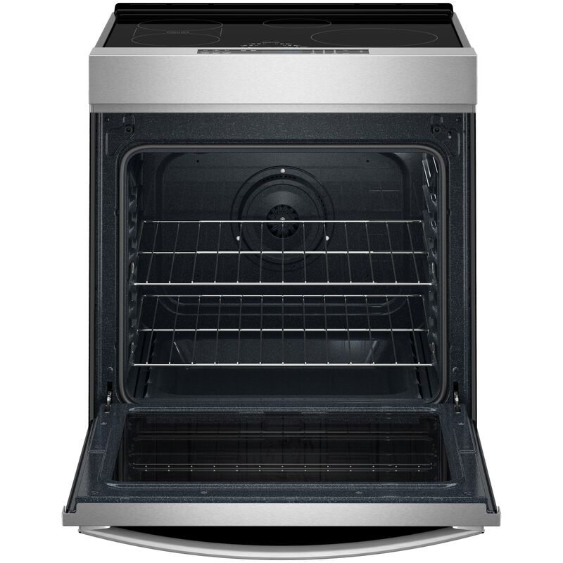 Whirlpool 30 in. 6.4 cu. ft. Air-Fry True European Convection Slide-In Electric Range with 4 Induction Burners - Fingerprint Resistant Stainless Steel, , hires