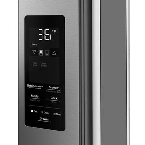 Whirlpool 36 in. 28.9 cu. ft. 4-Door French Door Refrigerator with Ice & Water Dispenser - Fingerprint Resistant Stainless, , hires
