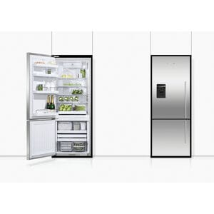 Fisher & Paykel Series 5 25 in. 13.5 cu. ft. Smart Counter Depth Bottom Freezer Refrigerator with Water Dispenser - Stainless Steel, , hires