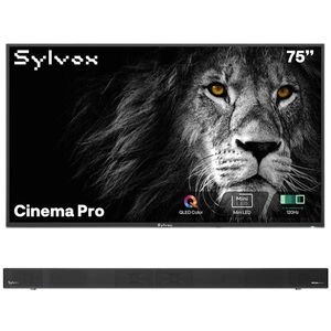 Sylvox - Cinema Pro 75" Class Full Sun 4K UHD QLED Smart Google Outdoor TV, , hires