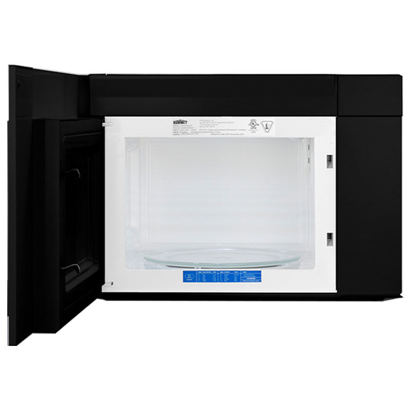 Summit 24 in. 1.4 cu. ft. 1000W Over-the-Range Microwave with 300 CFM & Sensor Cooking - Stainless Steel, , hires