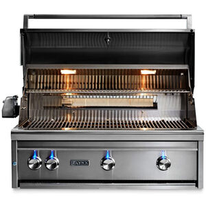 Lynx Professional 36 in. 3-Burner Built-In Liquid Propane Gas Grill with Rotisserie & Smoker Box - Stainless Steel, , hires
