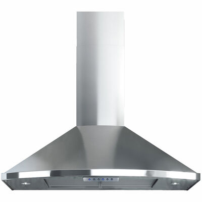 XO 30 in. Convertible Chimney Style Range Hood with 600 CFM, 3 Fan Speeds & 2 LED Lights - Stainless Steel | XOS30SC