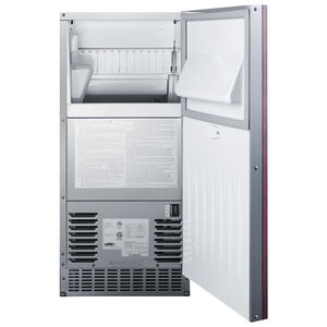 Summit 15 in. Ice Maker with 26 Lbs. Ice Storage Capacity, Clear Ice Technology & Digital Control - Custom Panel Ready, , hires