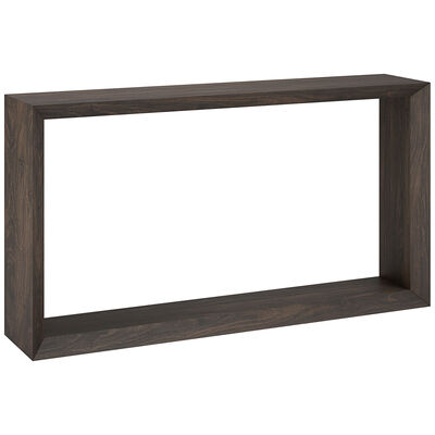 Hudson & Canal Osmond 55" Wide Rectangular Console Table - Alder Brown | AT1947