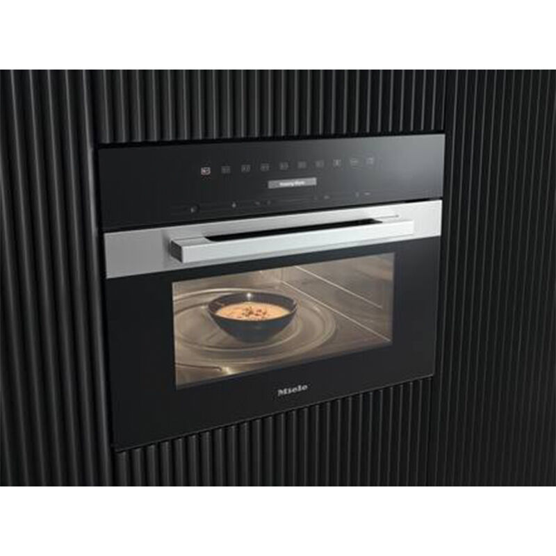 Miele 24 in. 0.9 cu.ft Built-In Microwave with 7 Power Levels - Black, , hires