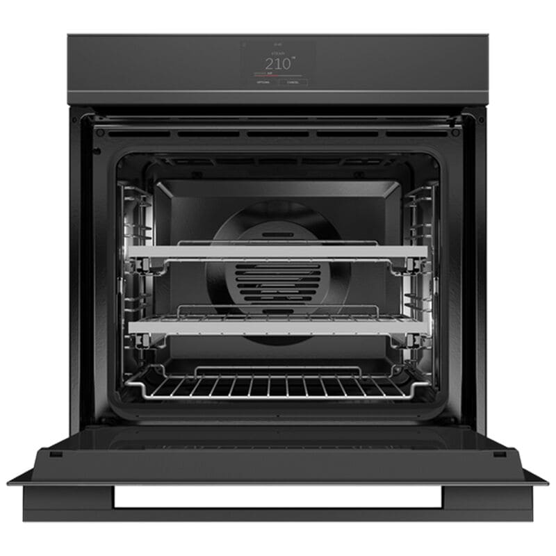 Fisher & Paykel Series 11 24 in. 3 cu. ft. Smart Steam Electric Single Wall Oven with Standard Convection - Black, , hires