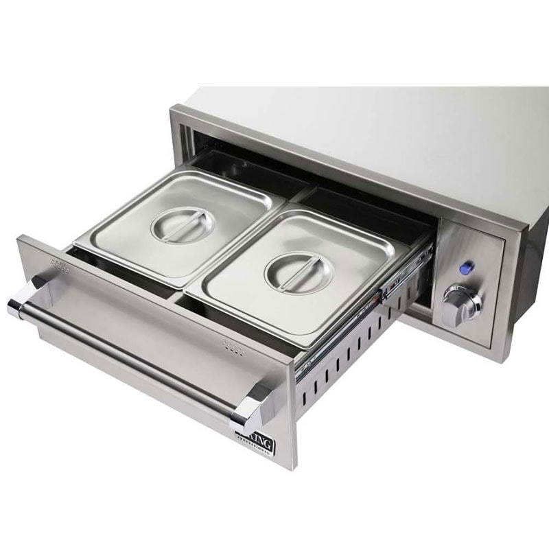 Viking 5 Series 30 in. Warming Drawer with Humidity Control - Stainless Steel, , hires