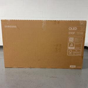 Samsung - 55" Class S90F OLED 4K UHD Samsung Vision AI Smart TV (Open Box Good Condition), , hires