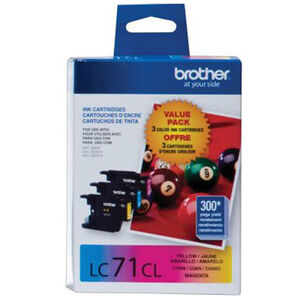 Brother Innobella 3 Color Replacement Printer Ink Cartridges - 3 Pack, , hires