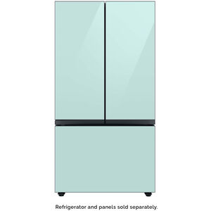 Samsung BESPOKE 3-Door French Door Top Panel for Refrigerators - Morning Blue Glass, , hires