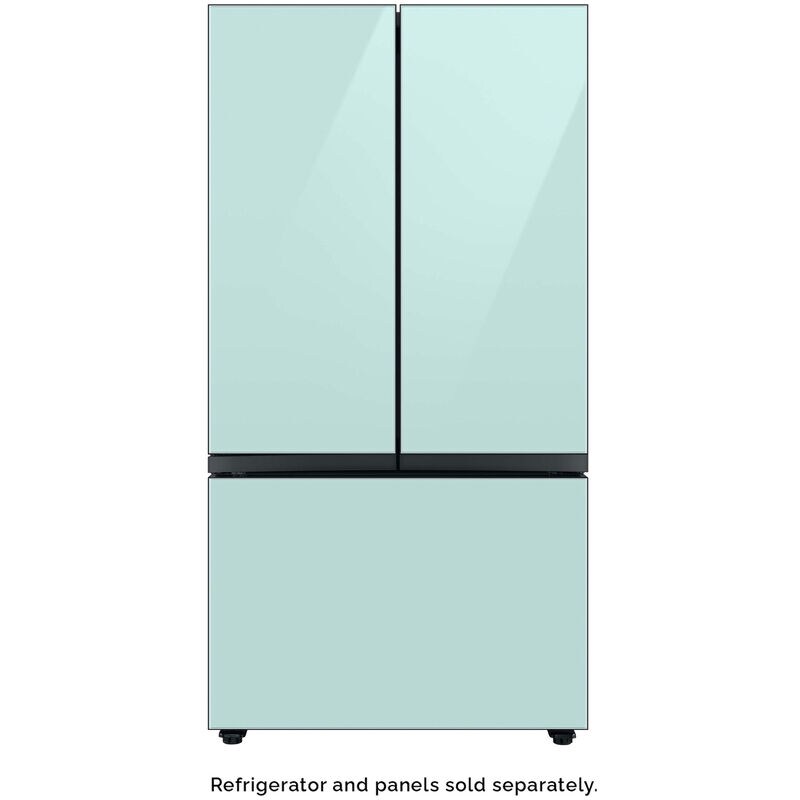 Samsung BESPOKE 3-Door French Door Top Panel for Refrigerators - Morning Blue Glass, , hires
