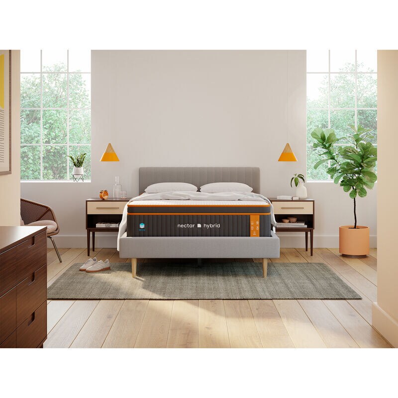 Nectar Premier Copper Medium Hybrid Queen Size Mattress, , hires