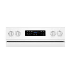 Whirlpool 30 in. 6.4 cu. ft. Standard Convection Oven Freestanding Electric Range with 5 Smoothtop burners - White, , hires