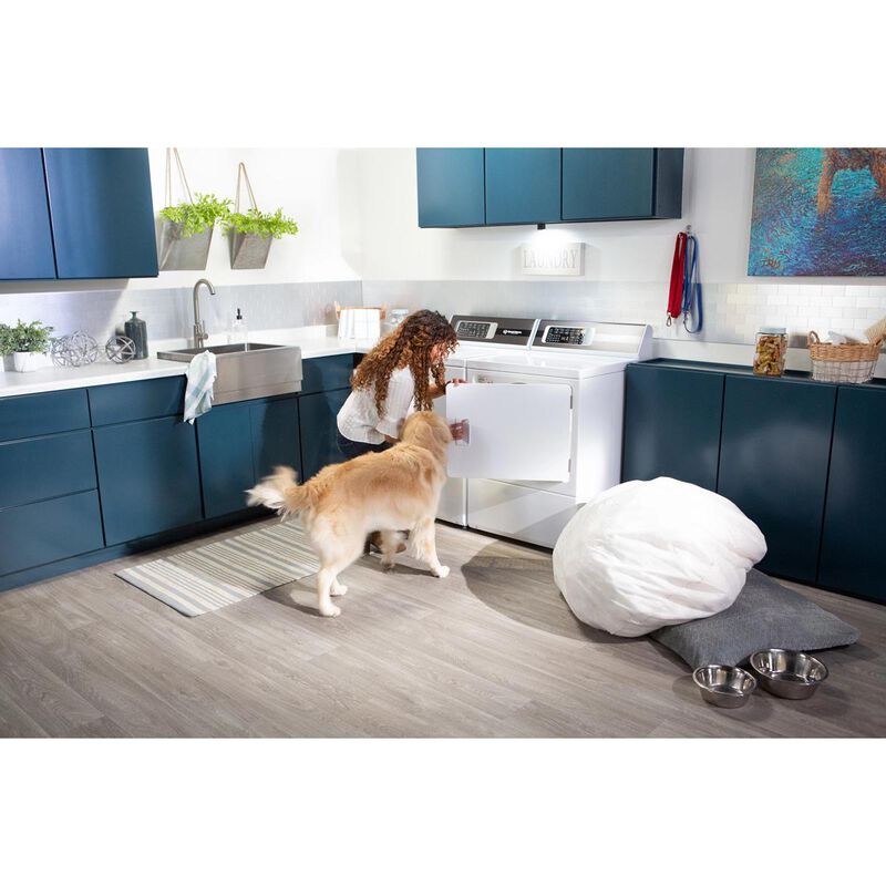 Speed Queen TR7 26 in. 3.2 cu. ft. Top Load Washer with Agitator & Perfect Wash - White, White, hires