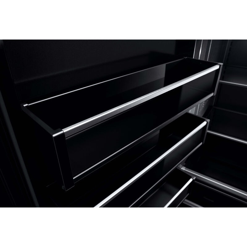 JennAir 30 in. Left-Hinged Built-In 16.2 cu. ft. Counter Depth Bottom Freezer Refrigerator with Internal Water Dispenser - Custom Panel Ready, , hires