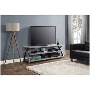 Living Style 78 in. TV Stand - Gray, , hires