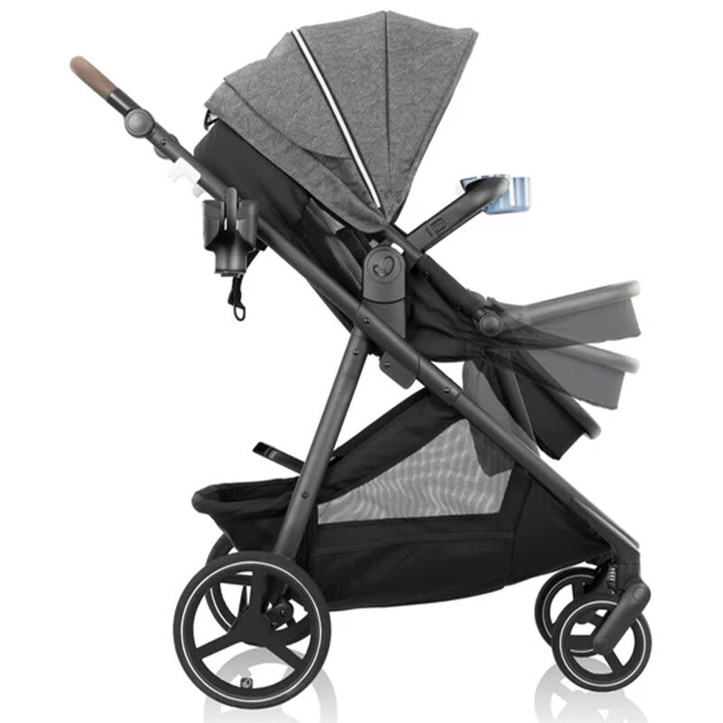 Evenflo Shyft Intuiti+ Travel System featuring Revolve180 LiteMax NXT with SensorySoothe - Angler Tweed, , hires